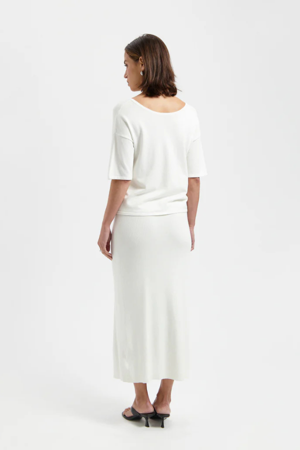MELINA TOP - WINTER WHITE