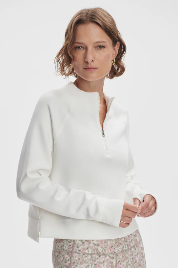 Demi-Zip BLANC