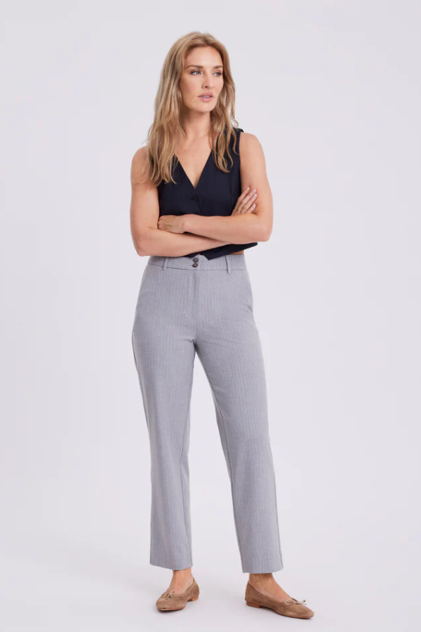 DAPHNEFV 553 - GRS LIGHT GREY PINSTRIPE - REGULAR