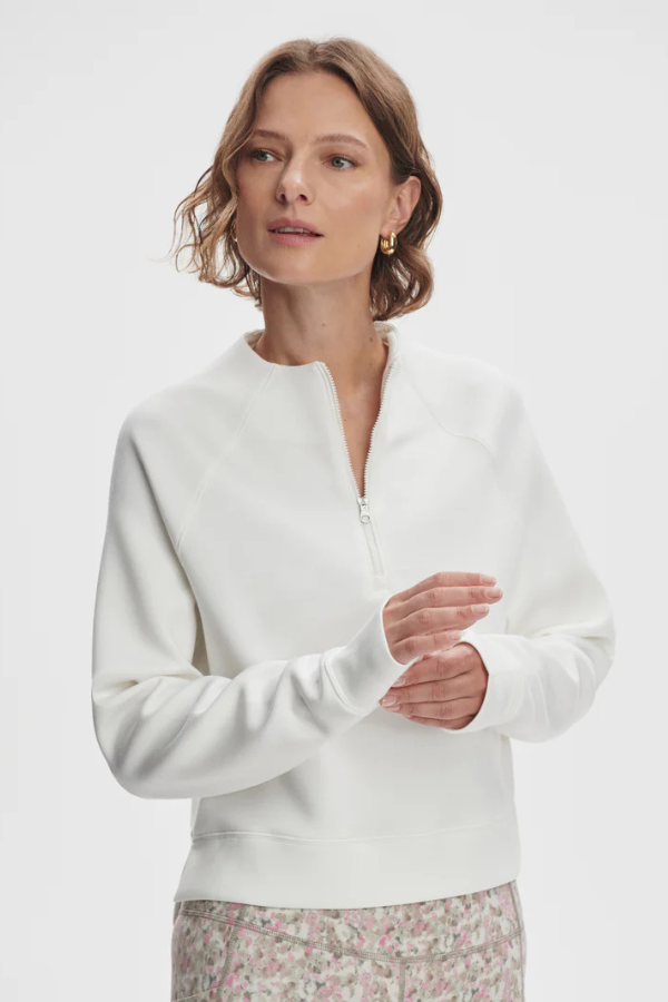 Demi-Zip BLANC