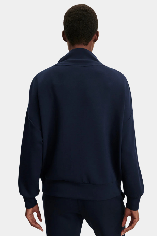 HAWLEY HALF ZIP SWEAT - NAVY