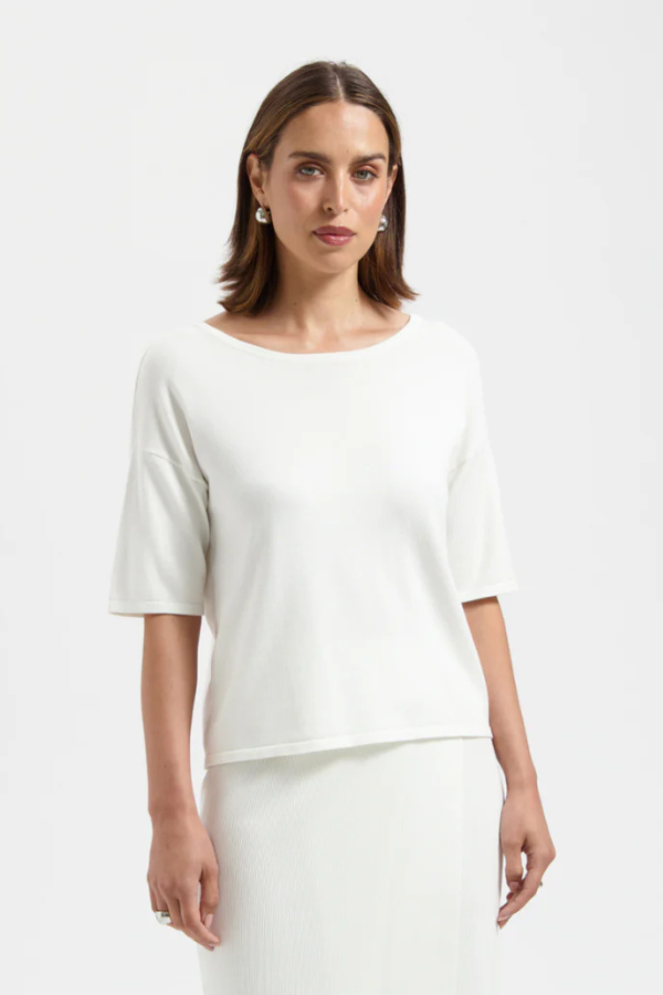 MELINA TOP - WINTER WHITE