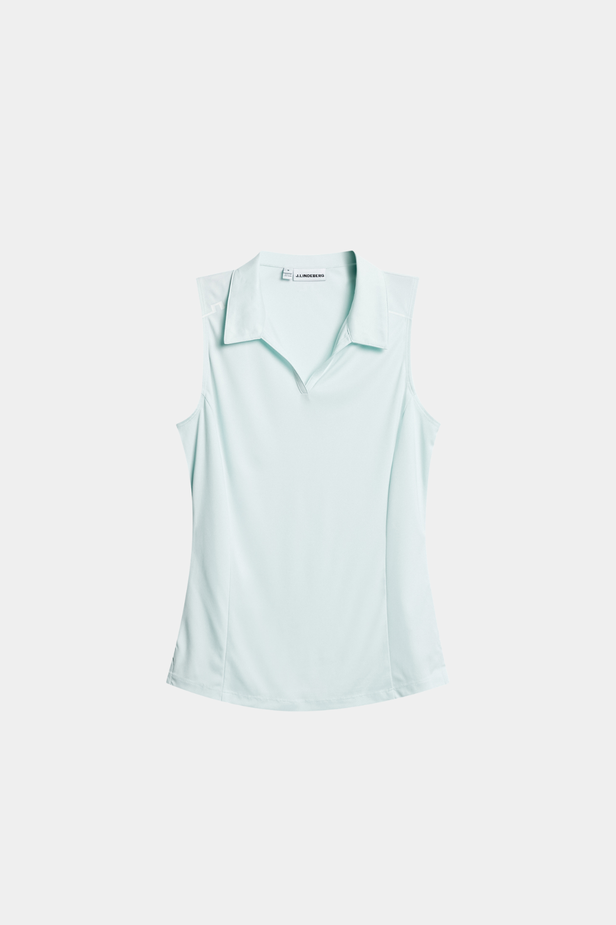 LEAH SLEEVELESS POLO - SKY LIGHT