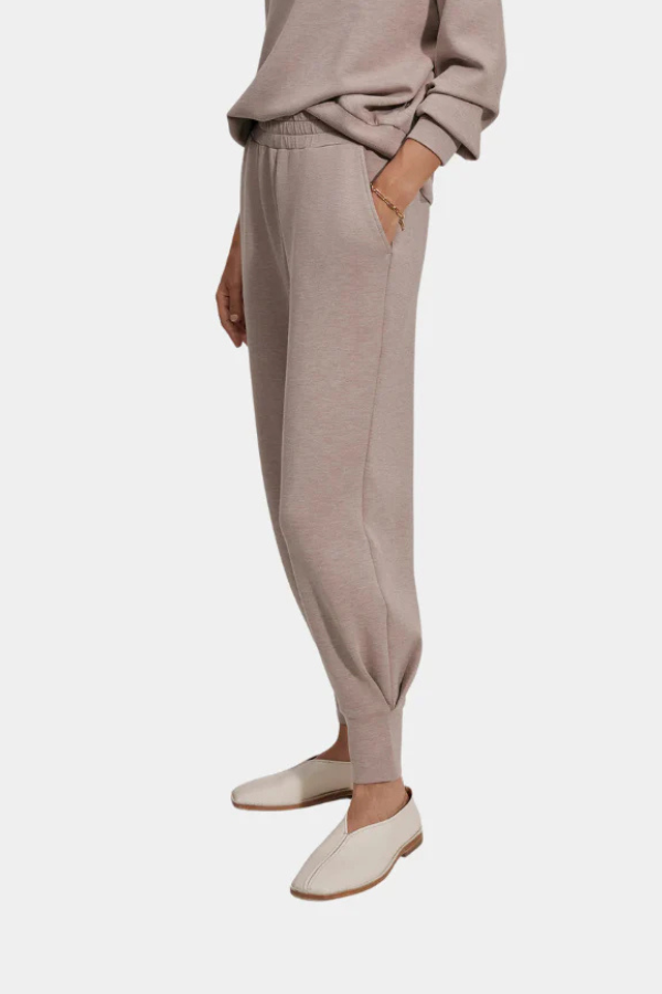 THE RELAXED PANT 27.5 - TAUPE MARL