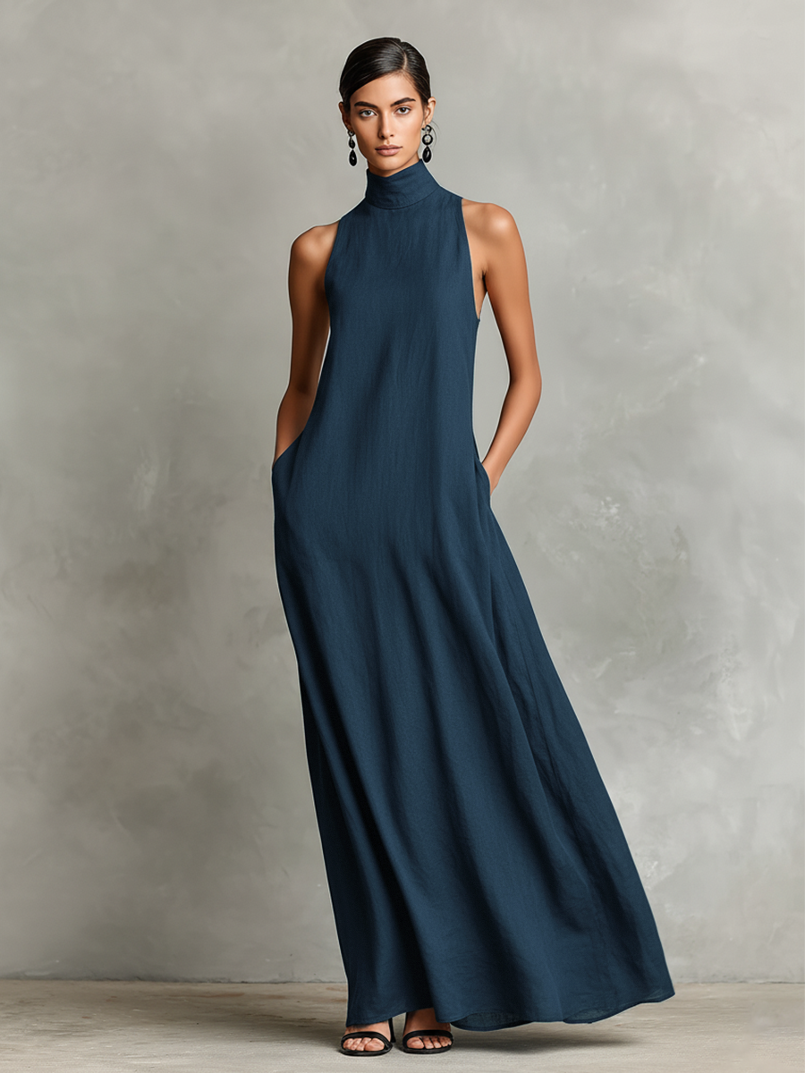 AVA - Robe Longue  Noire