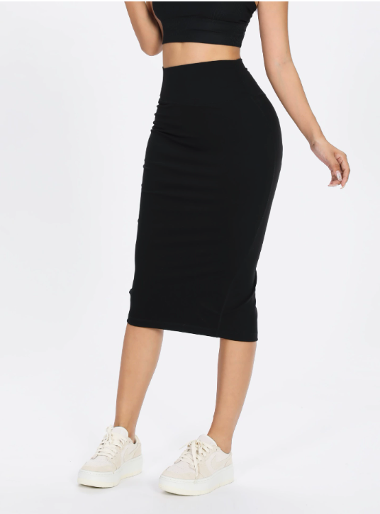 Jupe Crayon Midi Claudia Taille Haute