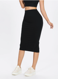 Jupe Crayon Midi Claudia Taille Haute