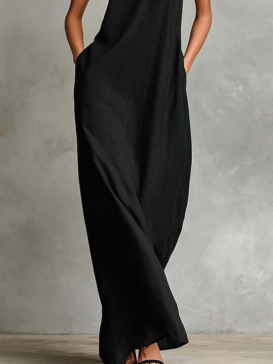 AVA - Robe Longue  Noire