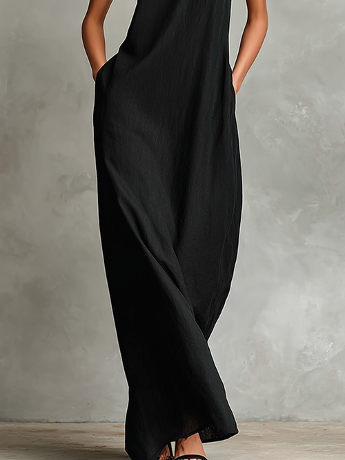 AVA - Robe Longue  Noire