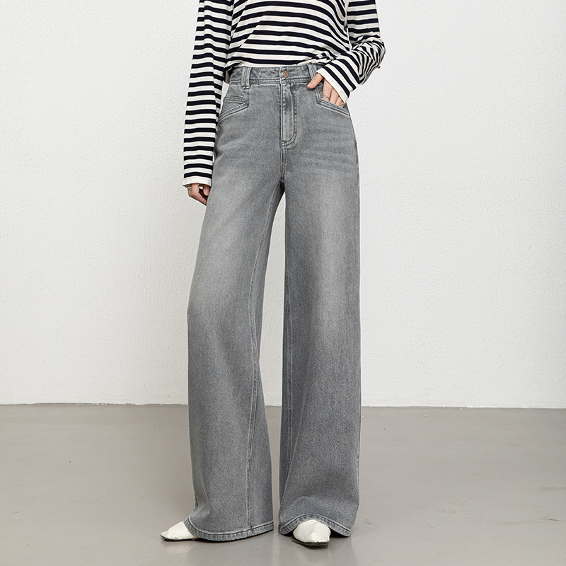 JEAN Large  - BILLIE Gris