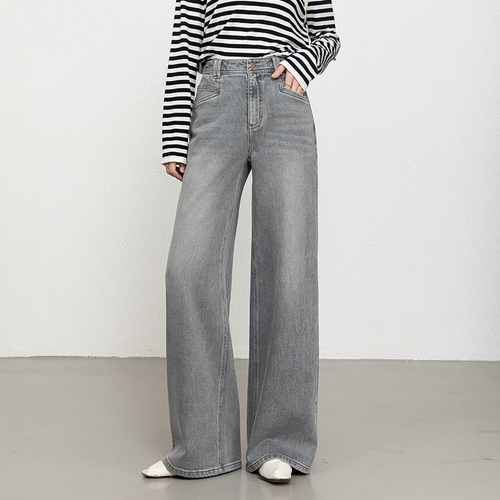 JEAN Large  - BILLIE Gris