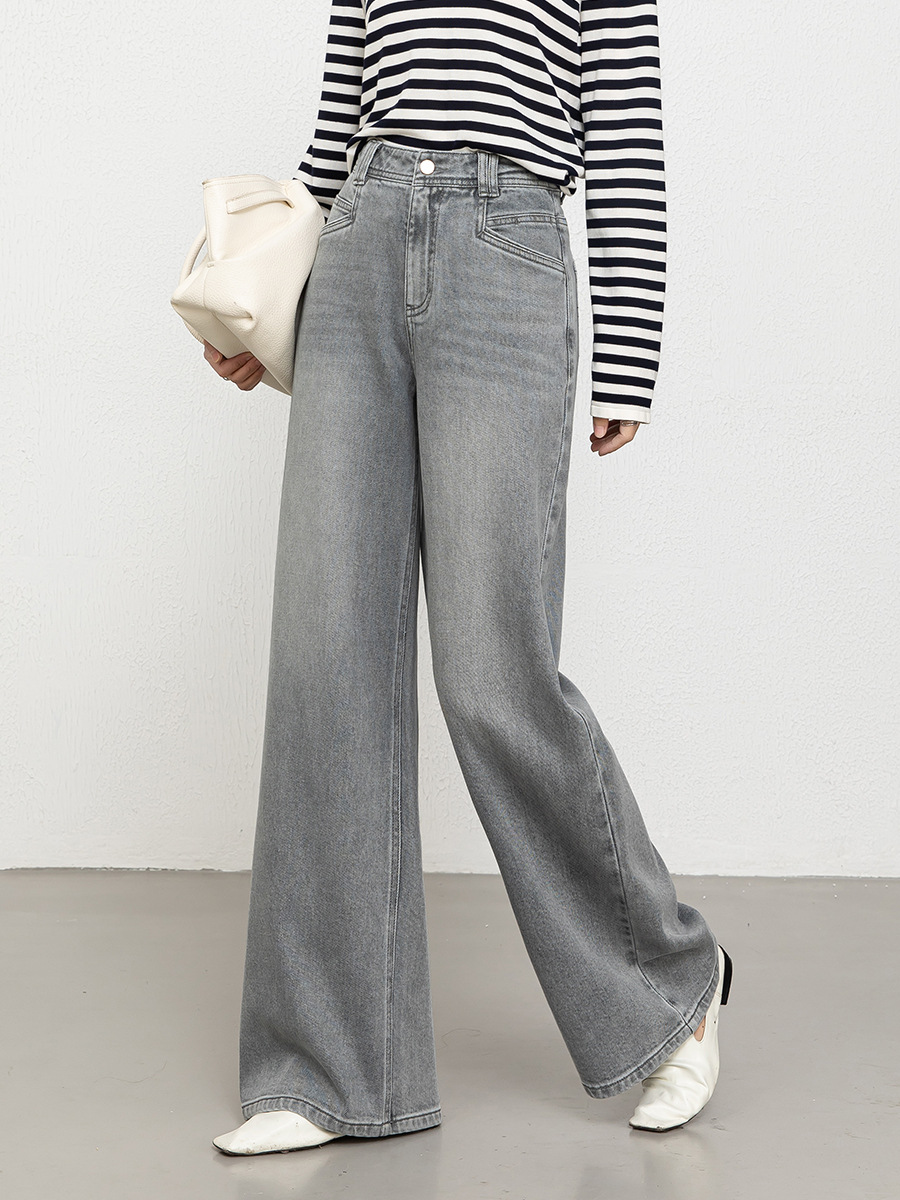 JEAN Large  - BILLIE Gris