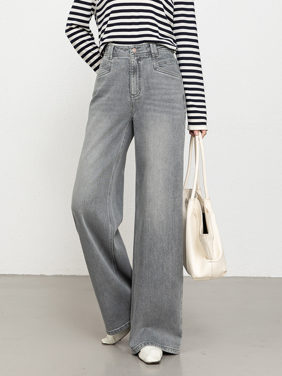 JEAN Large  - BILLIE Gris