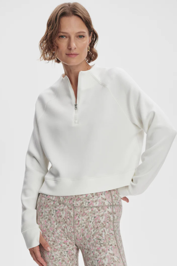 Demi-Zip BLANC