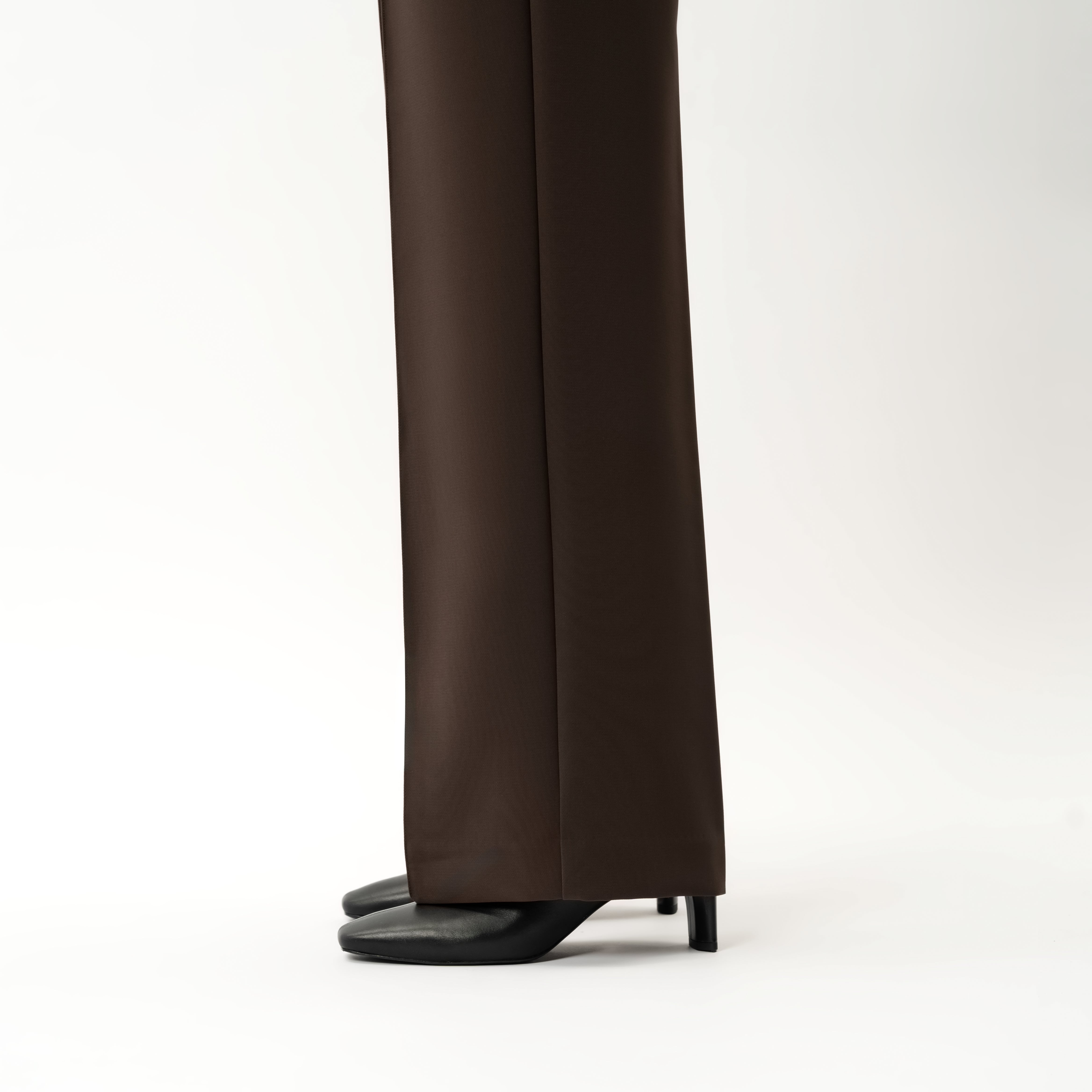 Pantalon décontracté en crêpe