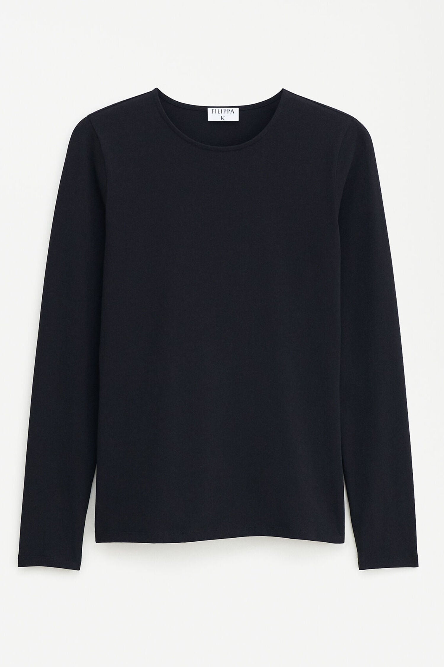COTTON STRETCH LONG SLEEVE - BLACK