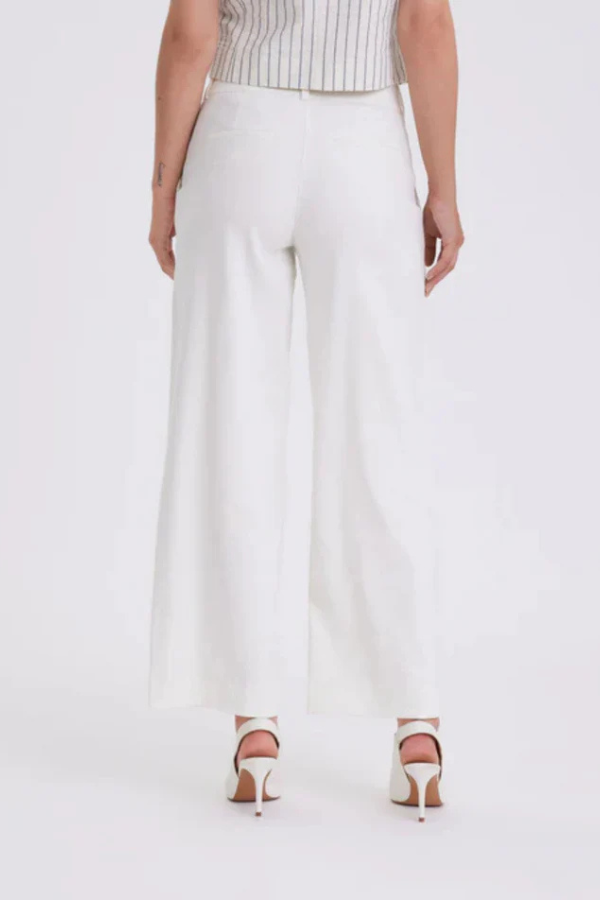 DENAFV 769 - CREAM WHITE LINEN - ANKLE