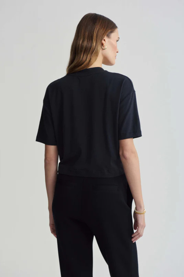 T-shirt Crop NOIRE