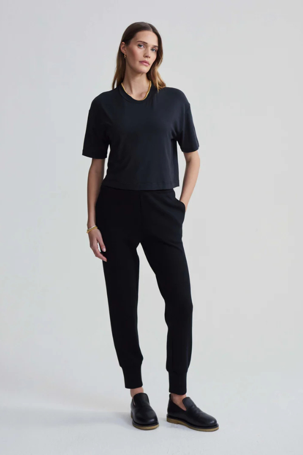 T-shirt Crop NOIRE