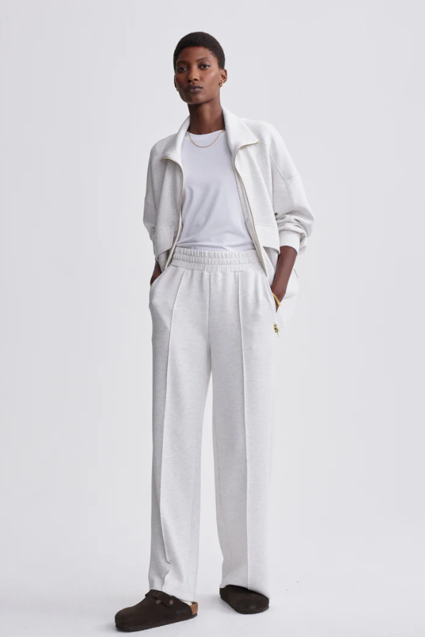THE WIDE LEG PANT 30 - IVORY MARL