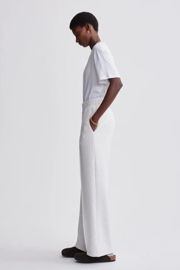 THE WIDE LEG PANT 30 - IVORY MARL