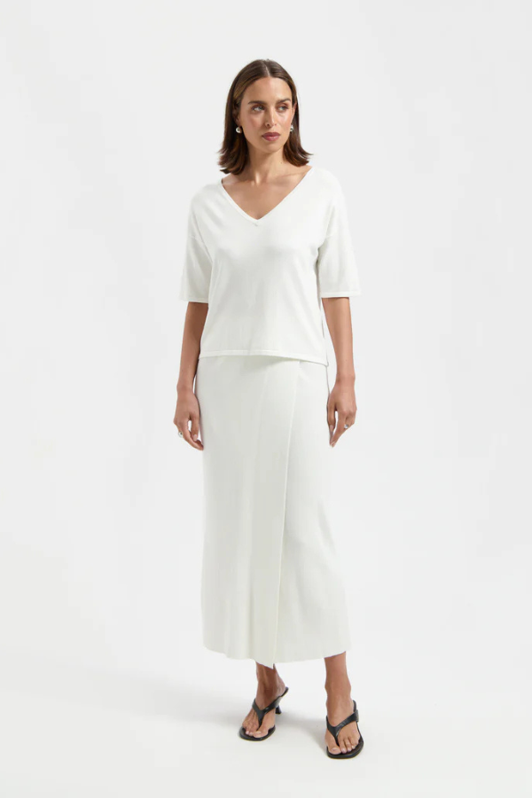 MELINA TOP - WINTER WHITE