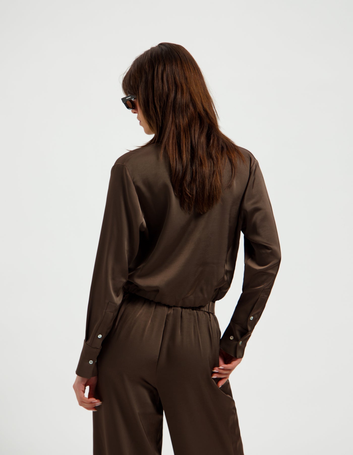 MIRANDA BLOUSE - GANACHE