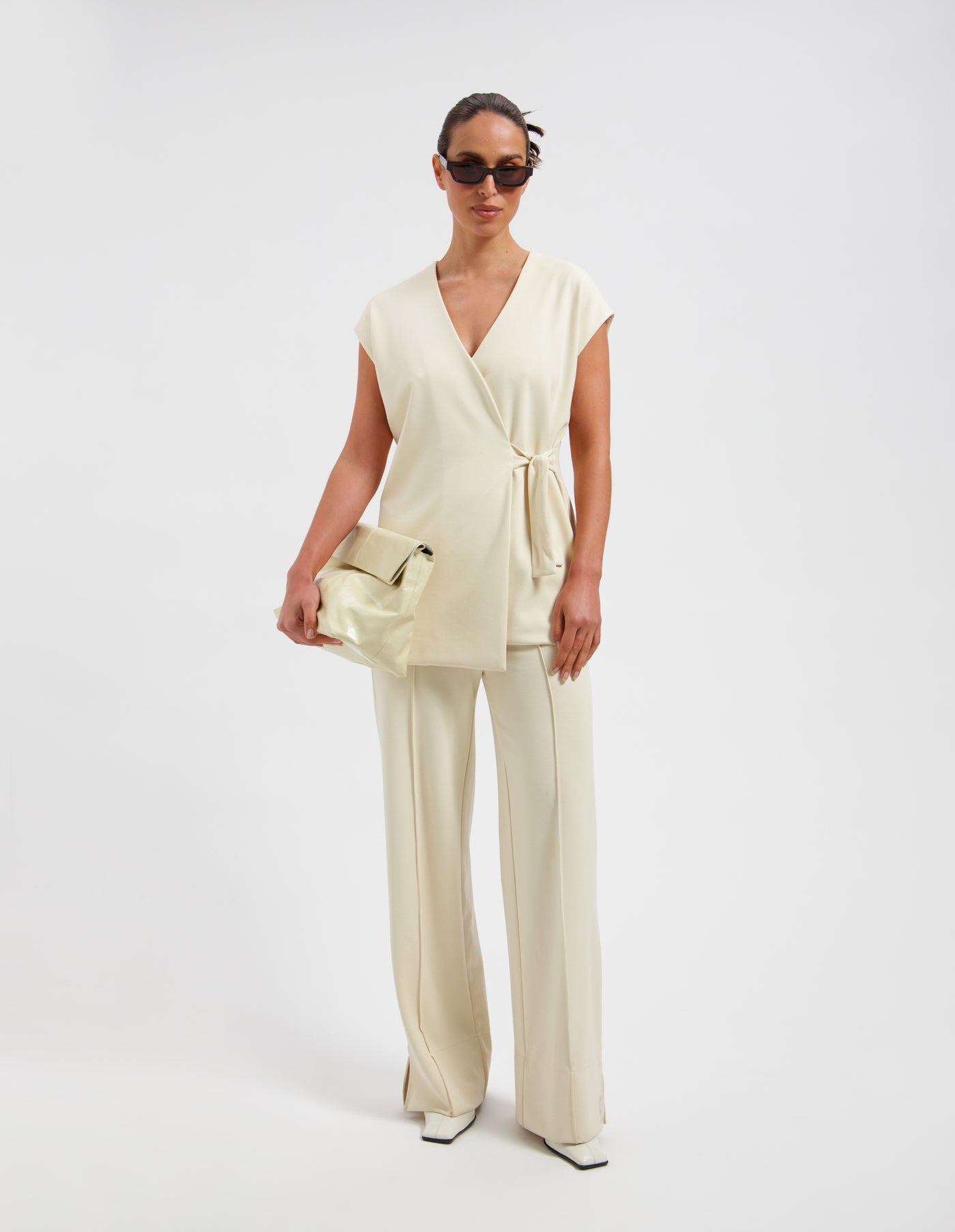 Pantalon - CORINNA IVORY