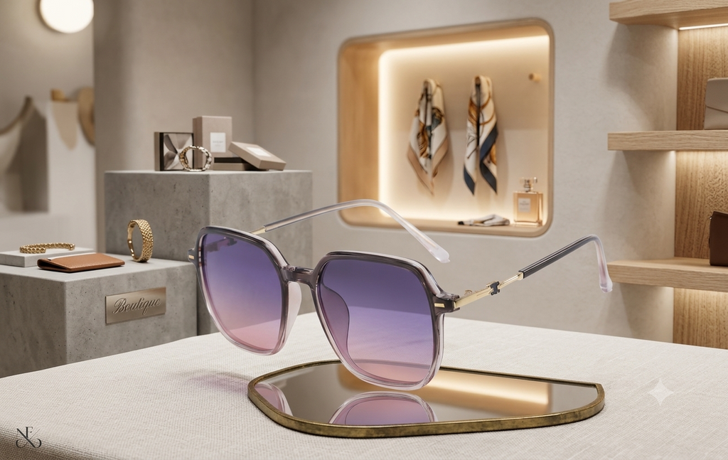 Lunettes transparentes Lavande