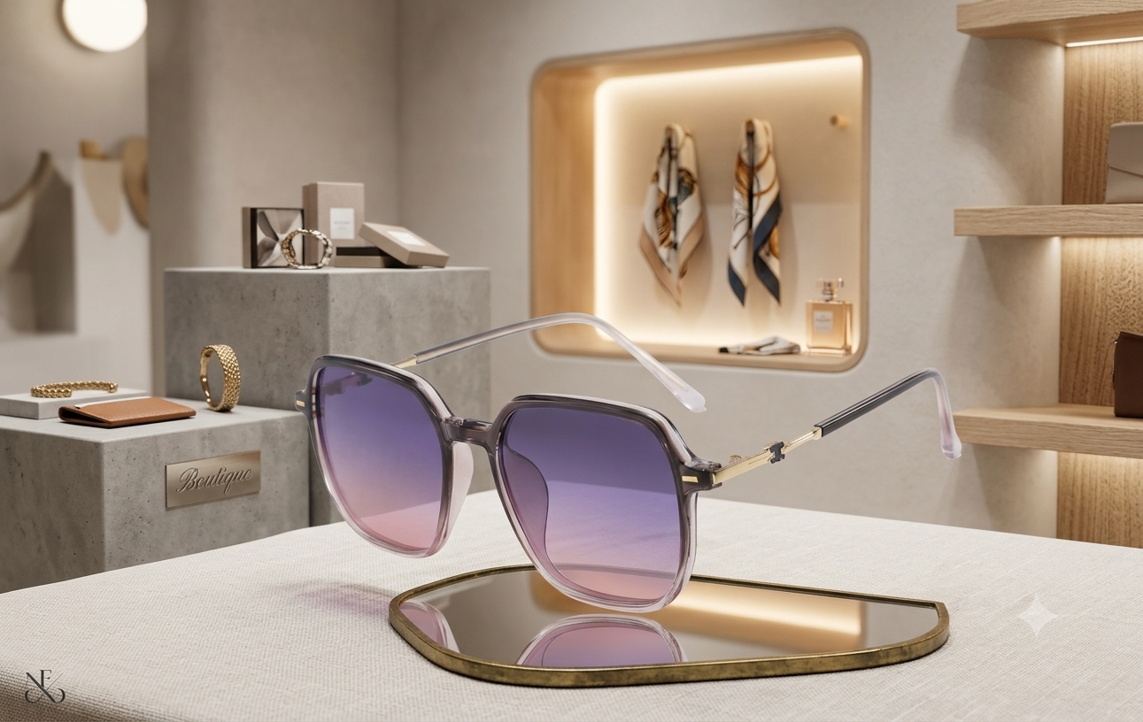 Lunettes transparentes Lavande