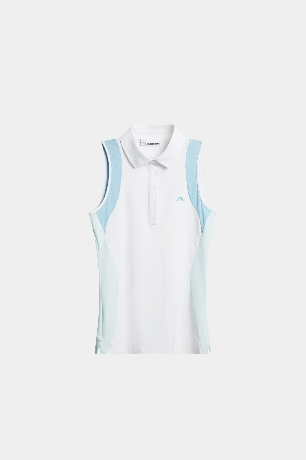 KRISSI SLEEVELESS POLO - WHITE