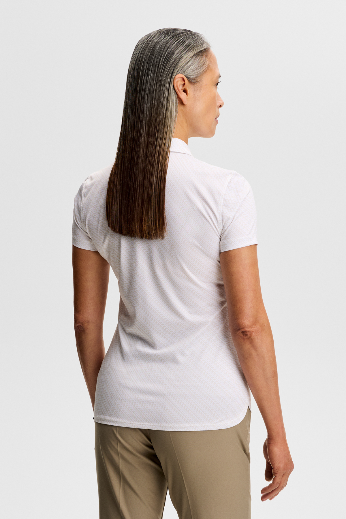 CAITLYN POLO - FLIGHT BRIDGE WHITE MOON