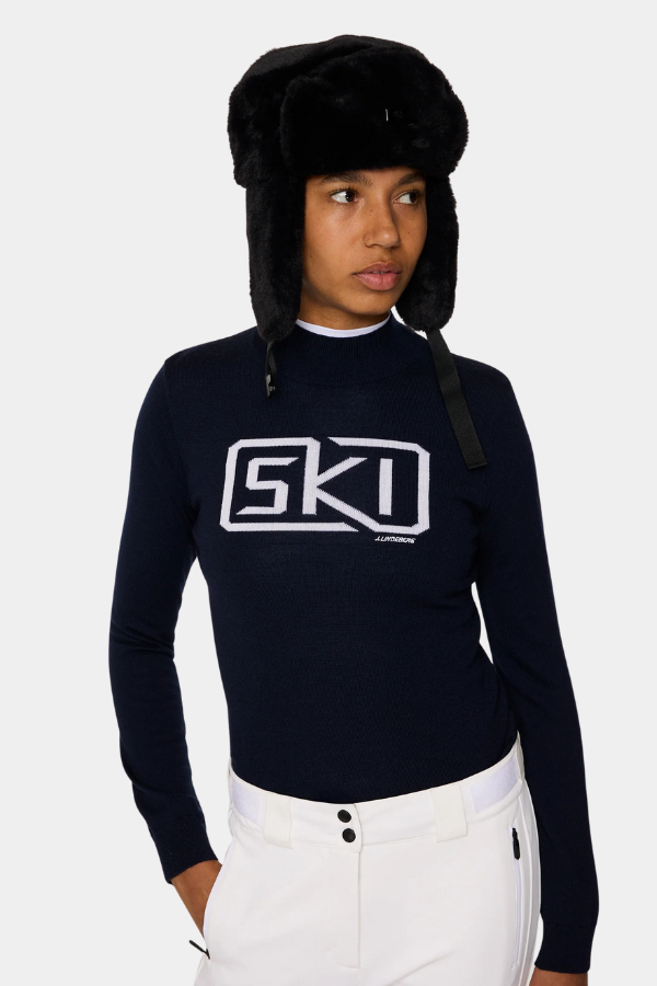 MIRACLE KNITTED SWEATER - JL NAVY