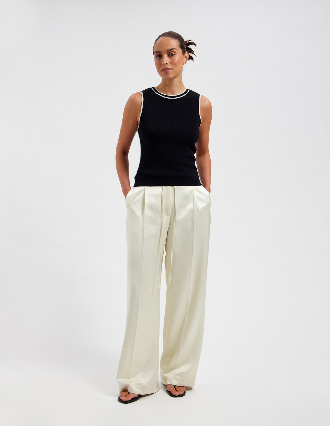 LISE - BLACK/IVORY