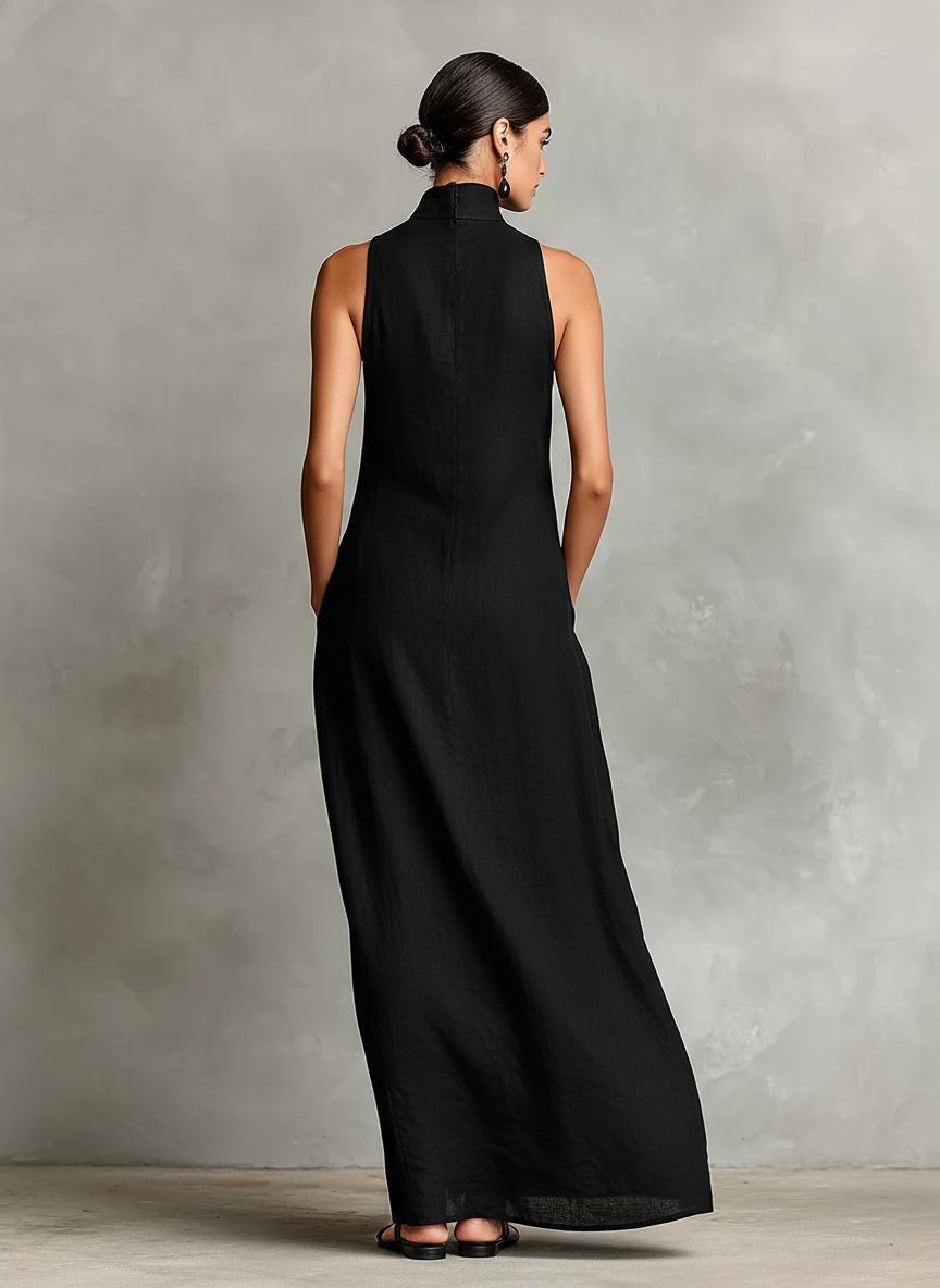 AVA - Robe Longue  Noire