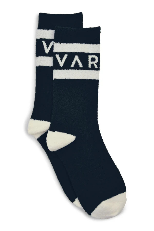 SPENCER SOCK - BLACK/EGRET
