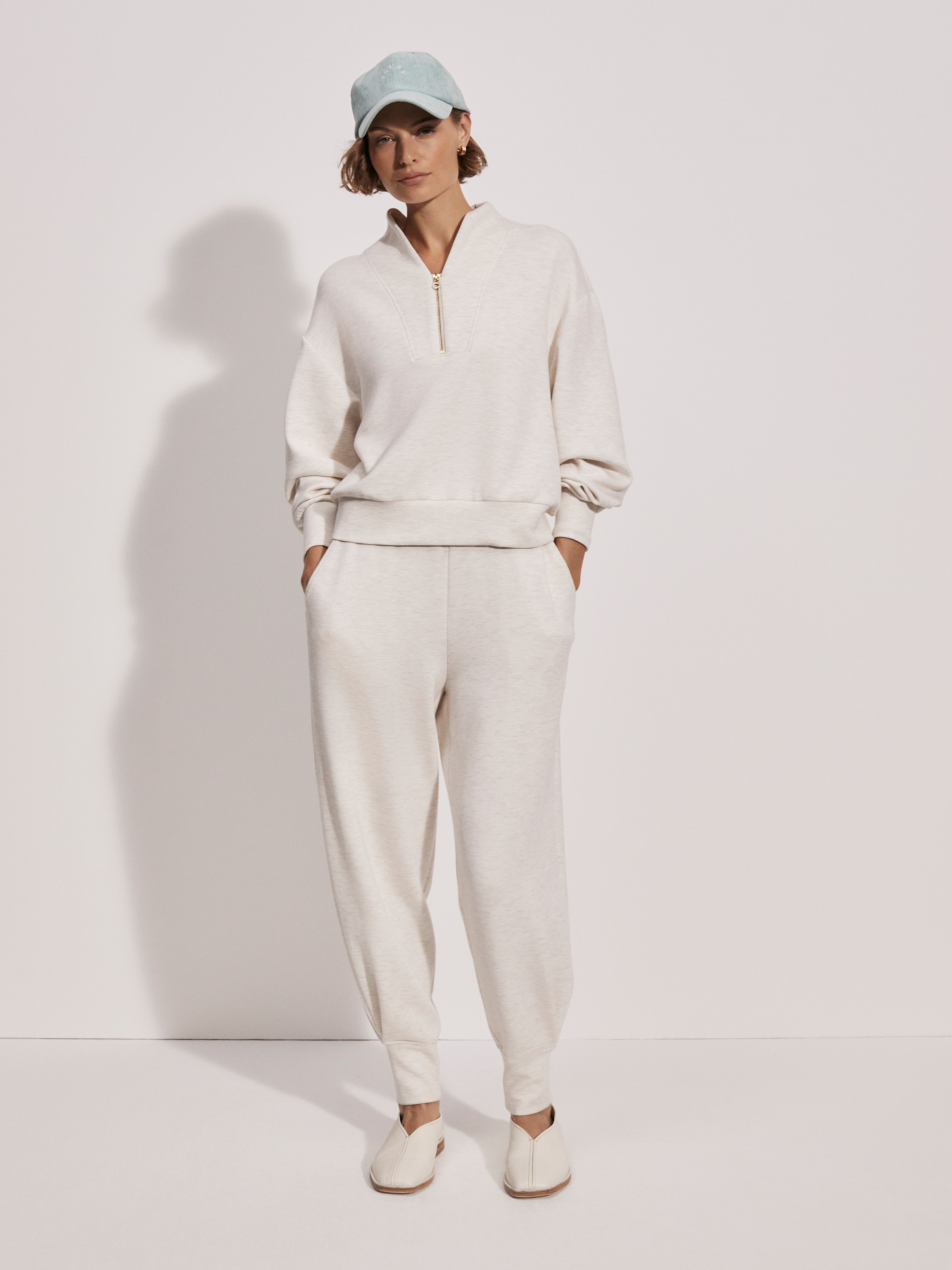DAVIDSON SWEAT - IVORY MARL
