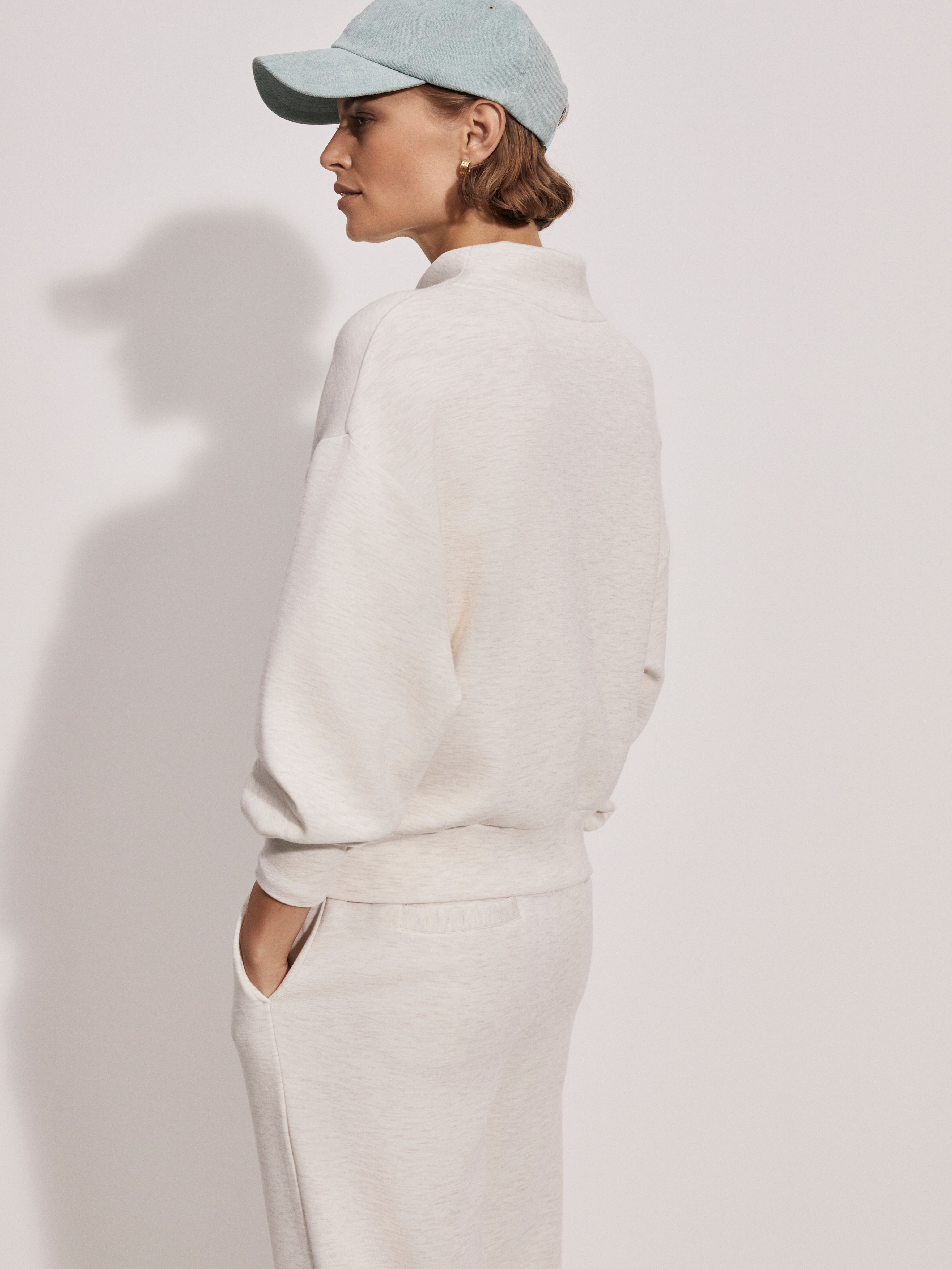 DAVIDSON SWEAT - IVORY MARL