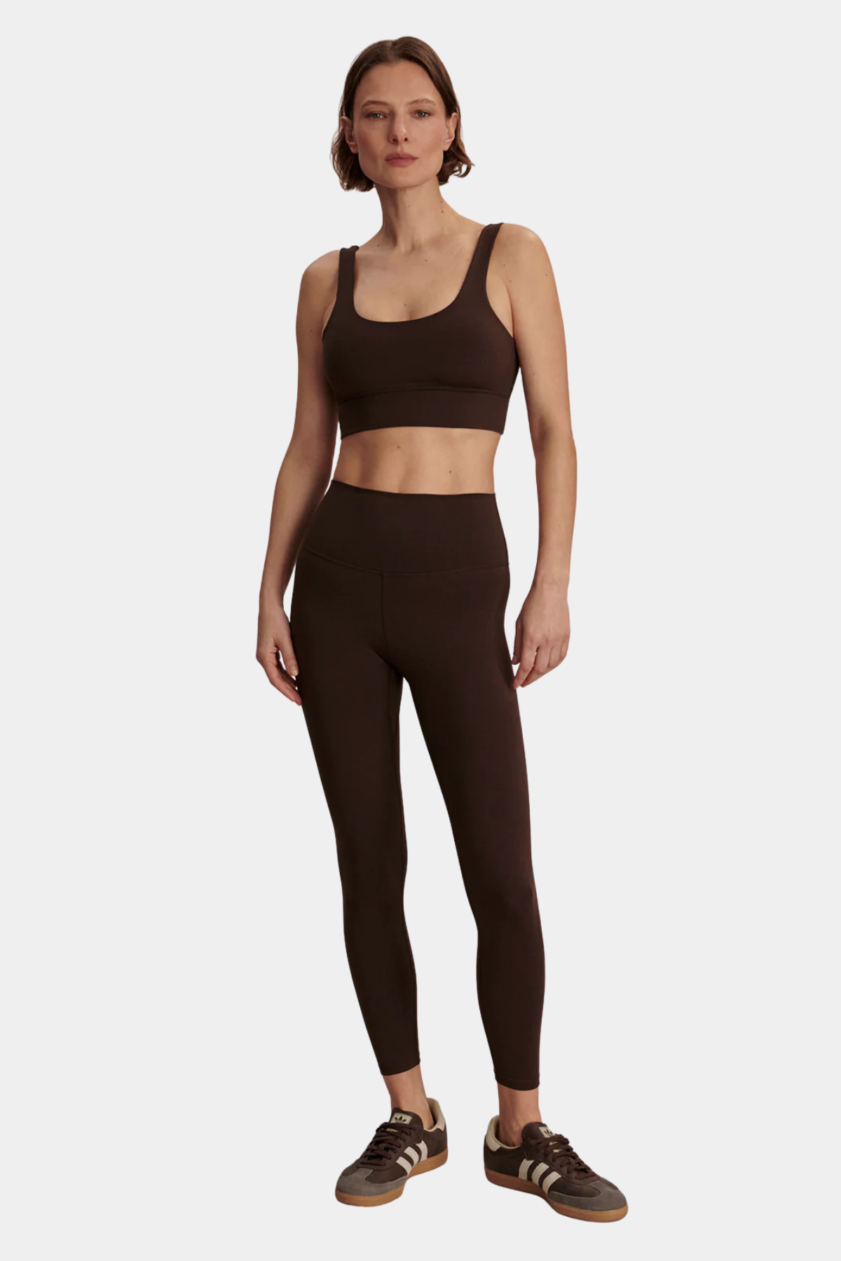 FREESOFT HIGH RISE LEGGING 28 - COFFEE BEAN