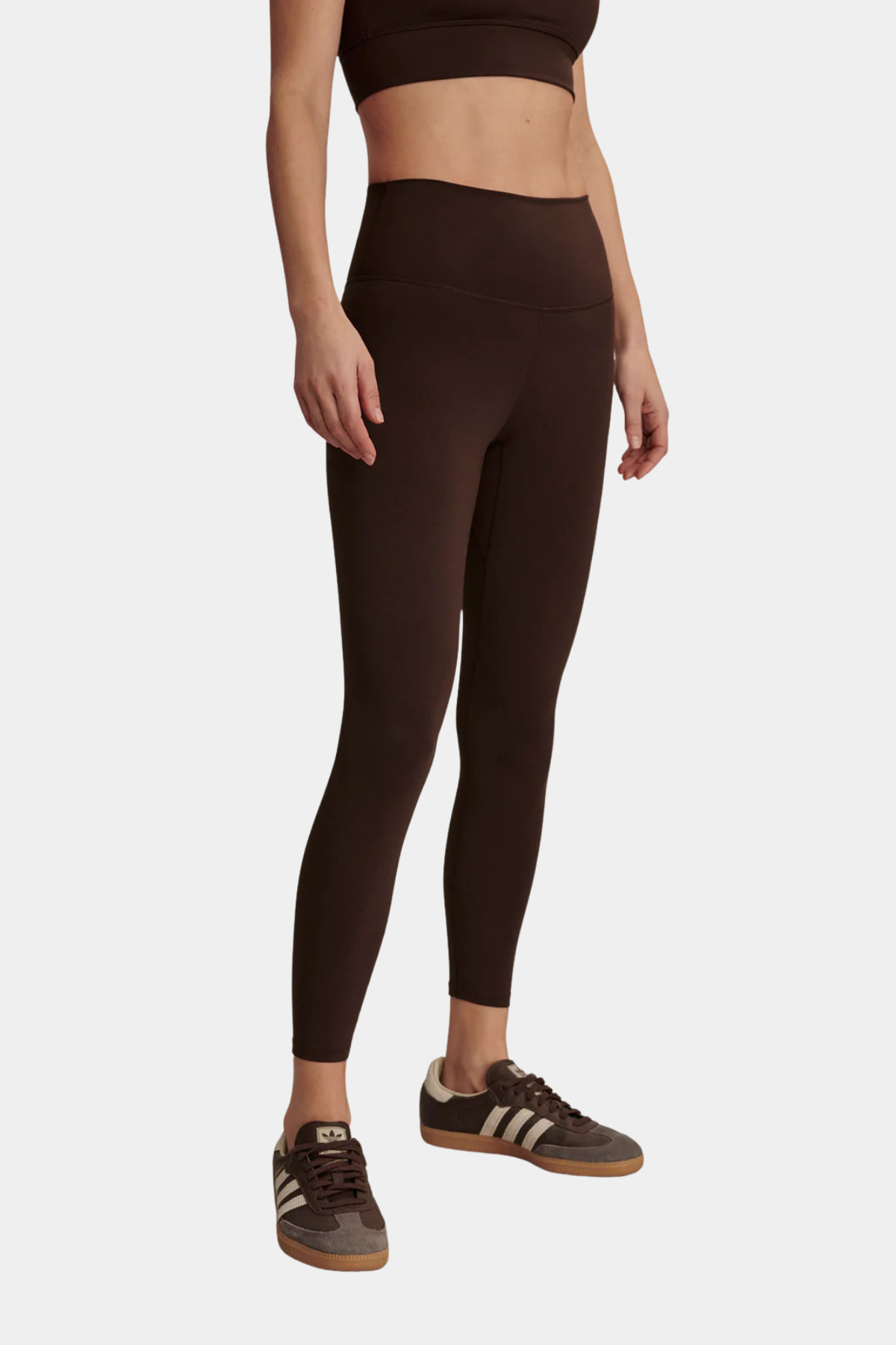 FREESOFT HIGH RISE LEGGING 28 - COFFEE BEAN