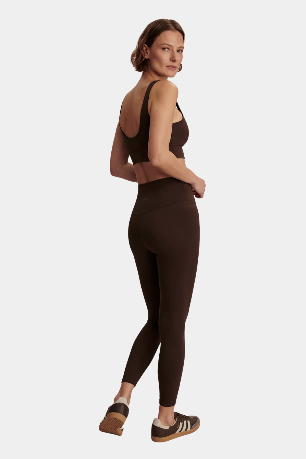FREESOFT HIGH RISE LEGGING 28 - COFFEE BEAN