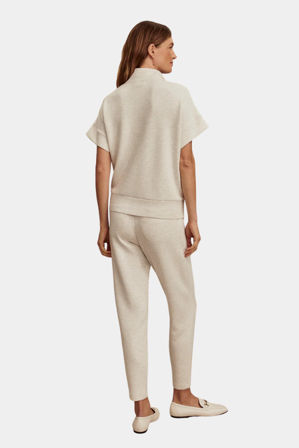THE SLIM PANT 27.5 - IVORY MARL