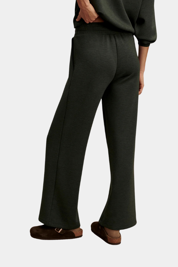THE WIDE LEG PANT 28 - OLIVE MARL