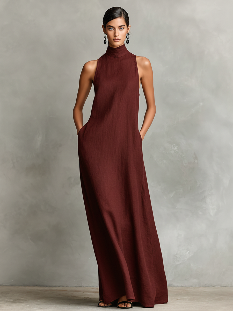 AVA - Robe Longue  Noire