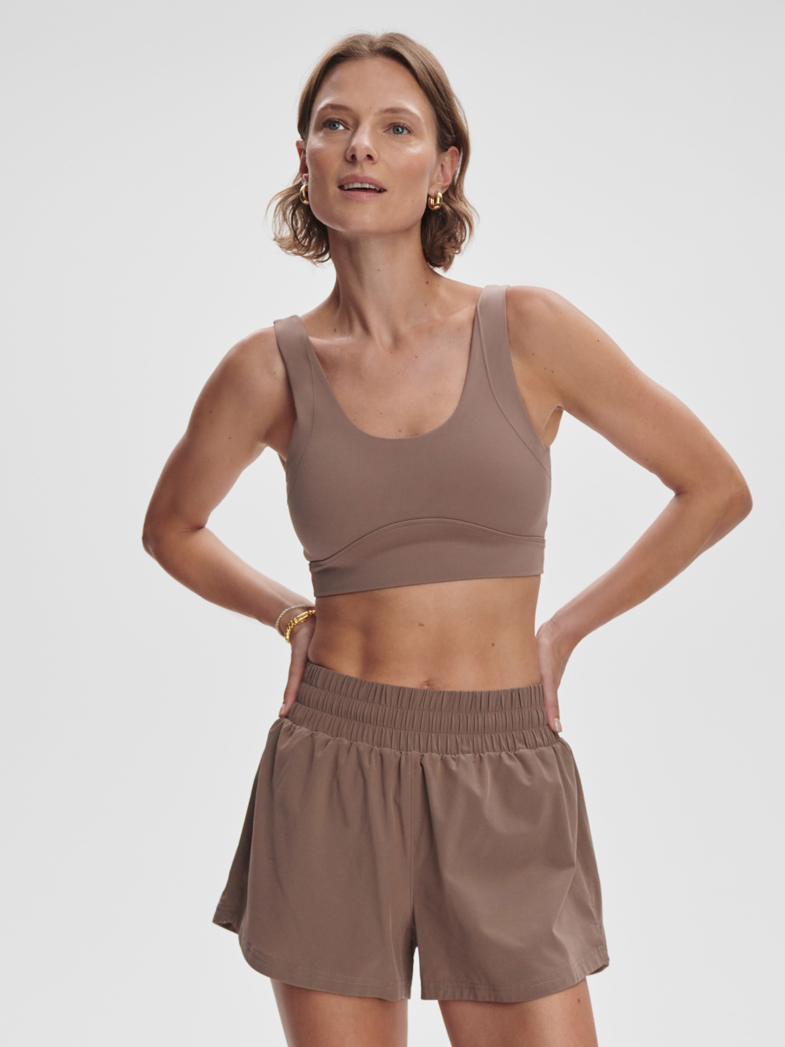 KALLIN RUNNING SHORT 1.5 - DEEP TAUPE